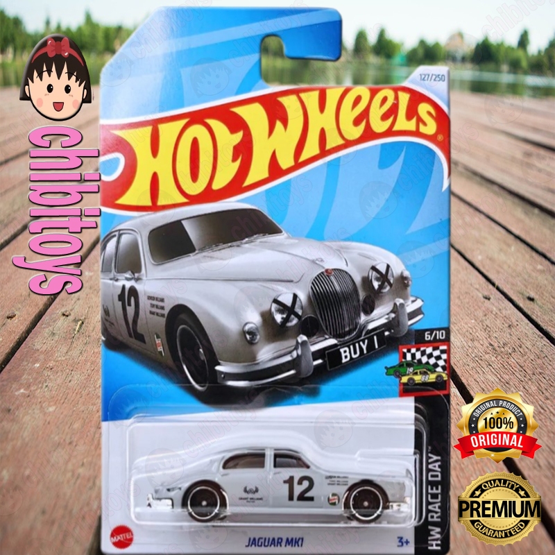 Hot Wheels Jaguar MK1 Abu Diecast Mobil Klasik