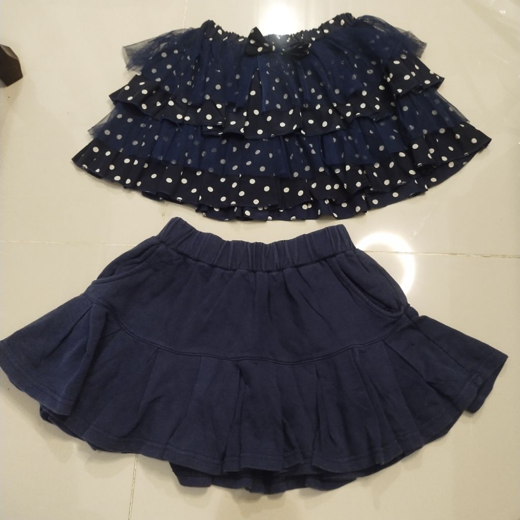 C14 (Preloved) Paket Rok dan Rokcel anak 4-7 tahun