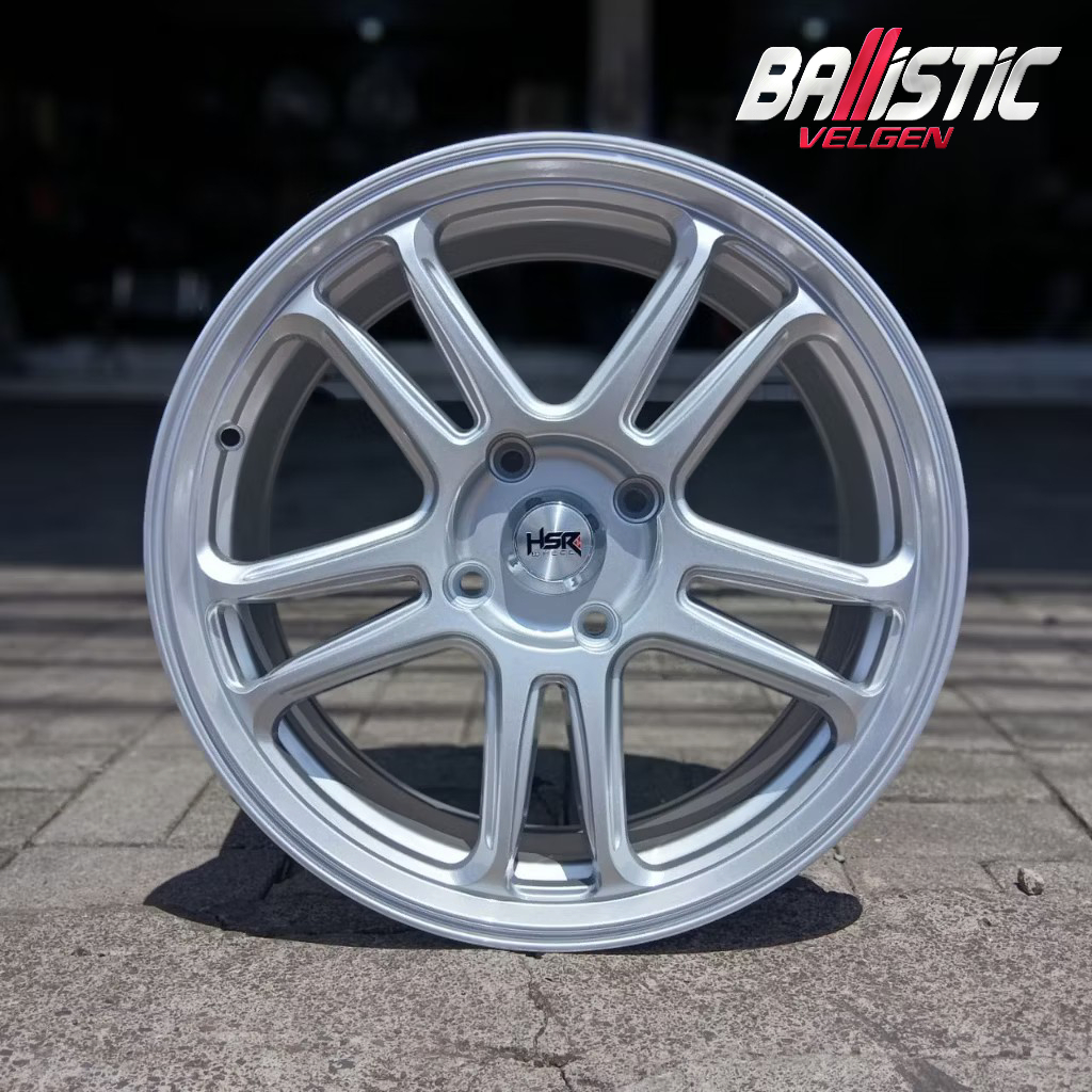 PROMO VELG MOBIL AVANZA XENIA GRAN LIVINA KIJANG SUPER LGX R17 HSR NX SPO RING 17 PCD 4X114,3 SILVER