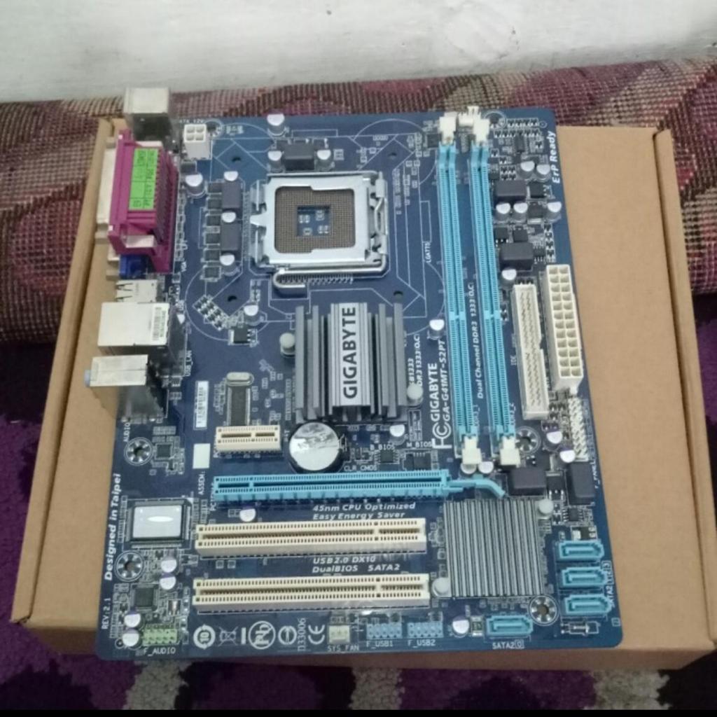 MOTHERBOARD G41 MEREK gigabyte support core2 duo core2 quad ( BERGARANSI )