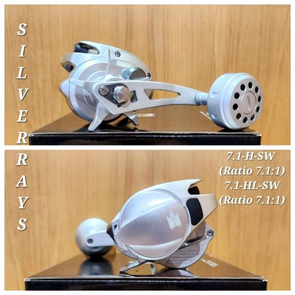 reel pancing BC Tridentech Silver rays 7.1HL-SW