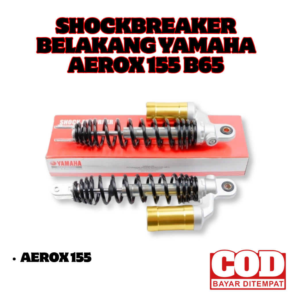 Shock Breaker Belakang B65 Yamaha Aerox 155 / Shock Belakang Aerox 155 - B65-F2210-00 Original