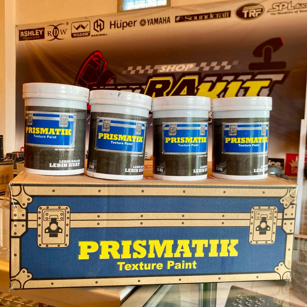 PRISMATIK Cat Texture pelapis kuat dan tahan air