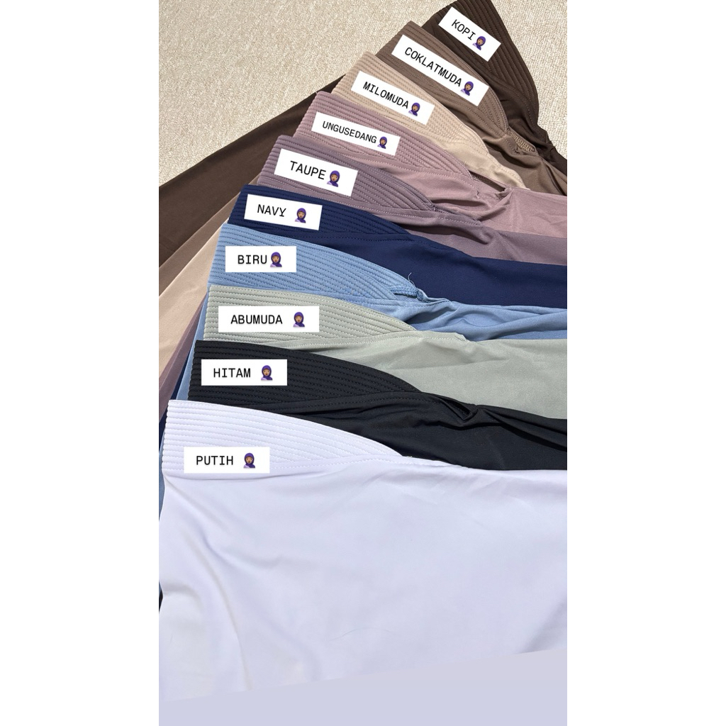 HIJAB BERGO INSTAN DASYA UKURAN M | BERGO JERSEY