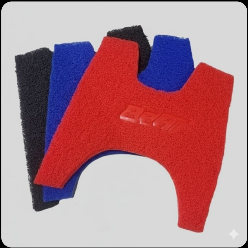 karpet motor beat karbu, keset motor beat lama anti licin