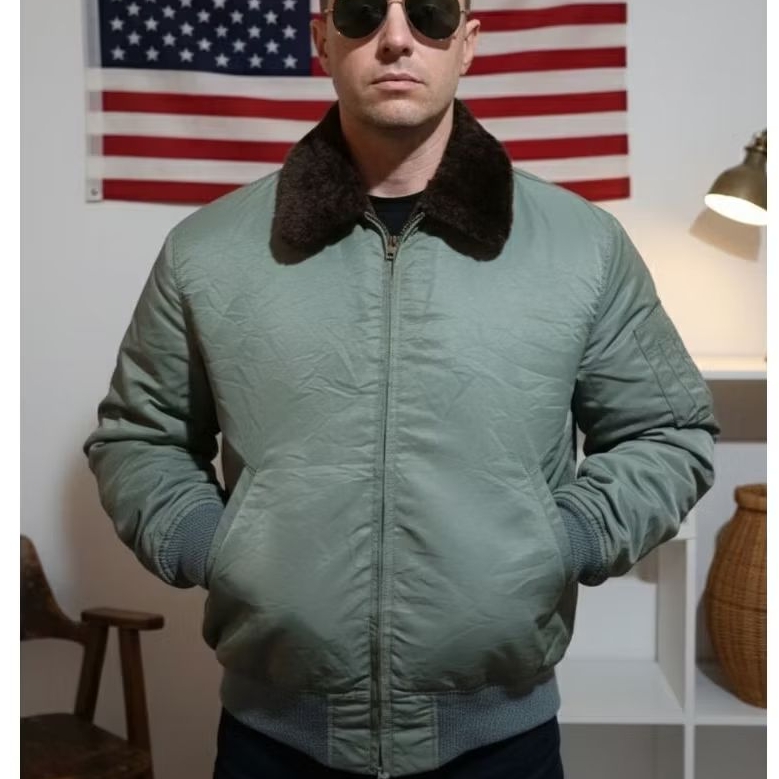Houston B-15 Flight Jacket Jaket Bomber Jaket Motor Jaket Militer