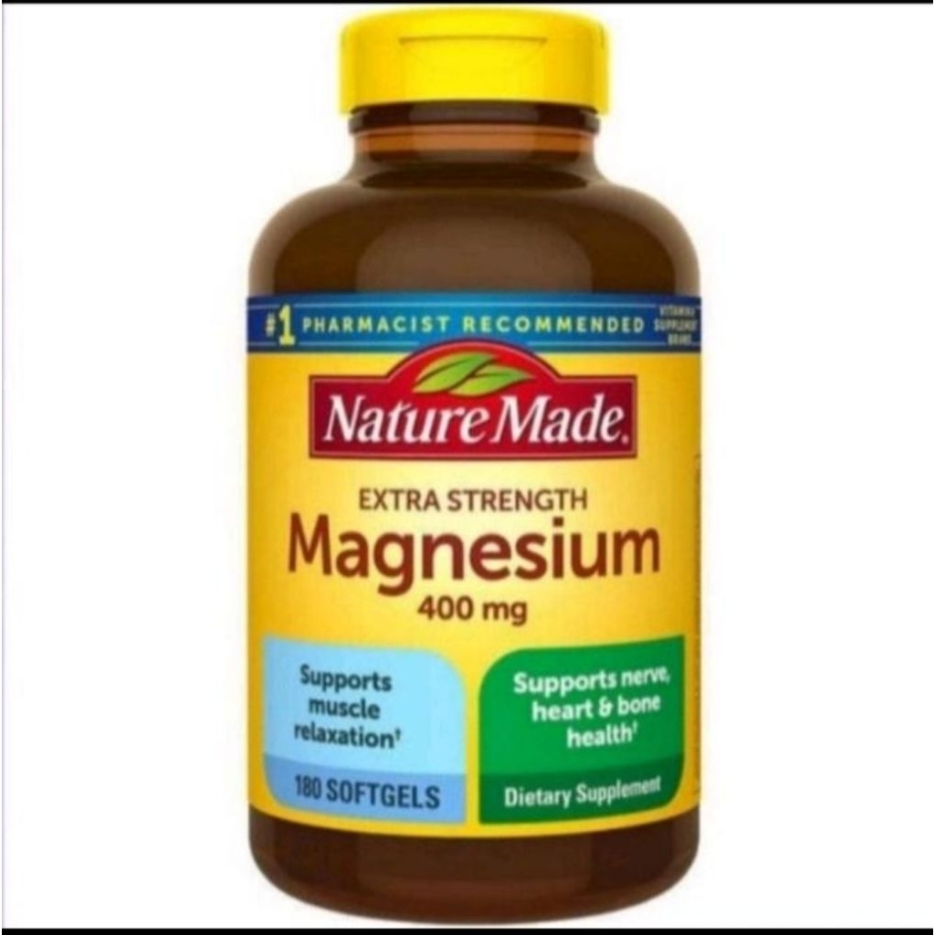 nature made magnesium 400 mg 180.softgel