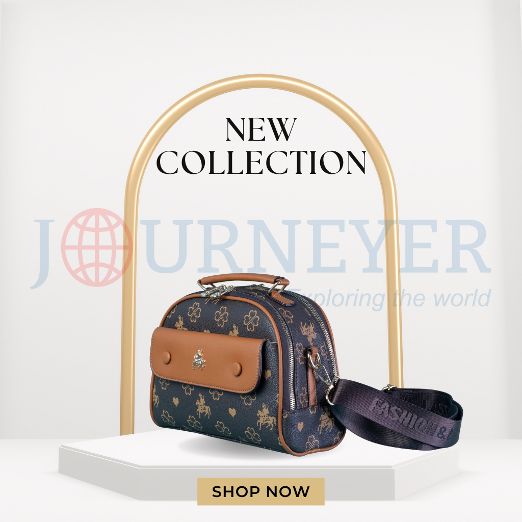 JOURNEYER Tas Selempang Wanita Premium – Stylish, Bermotif, Elegan  WB8001