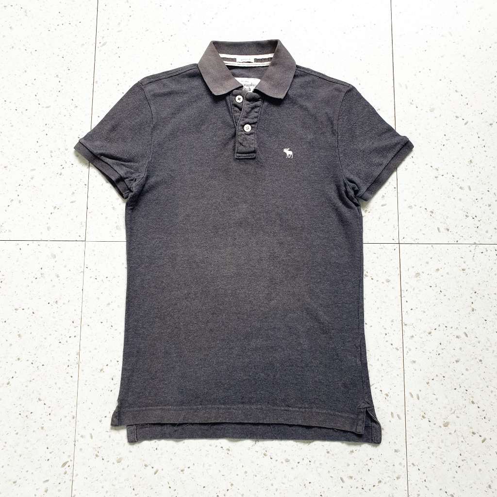 Baju Kaos Polo Abercrombie & Flitch / Size S - LD 47 cm / Bekas - Second - Preloved
