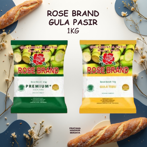 Gula Rose Brand | Gula Pasir Kemasan 1kg / Gula Rose Brand 1kg