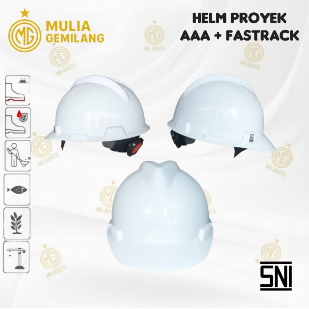 Helm Proyek AAA + Fastrack SNI Safety