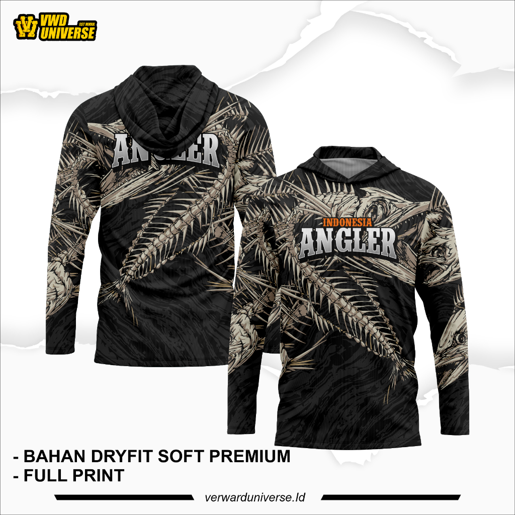 Jersey mancing lengan panjang full print jersey / Jersey Traktor lengan panjang