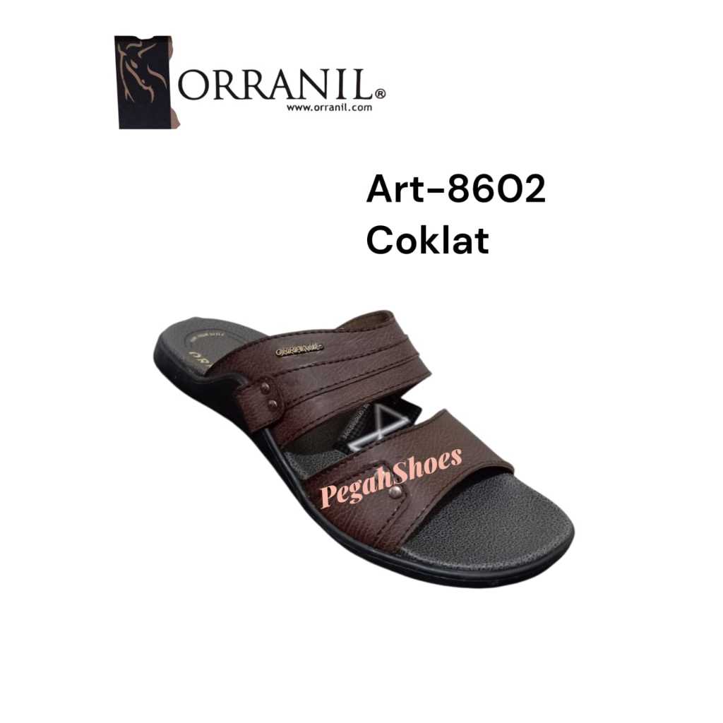 Orranil 8601| 8605 - Sandal Formal Pria Dewasa Bahan Kulit SIntetis Premium