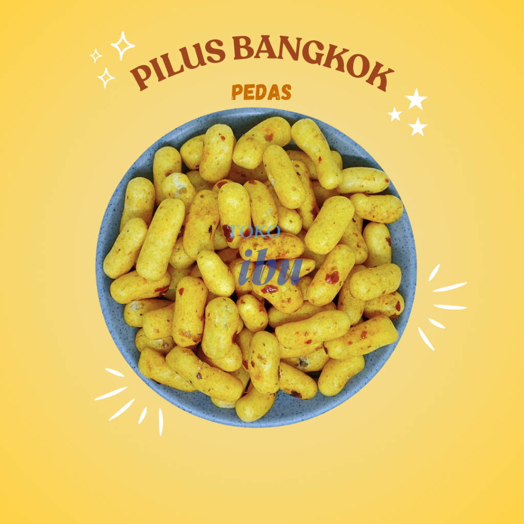 Pilus Bangkok Ikan Pedas Camilan Keluarga Camilan Kiloan