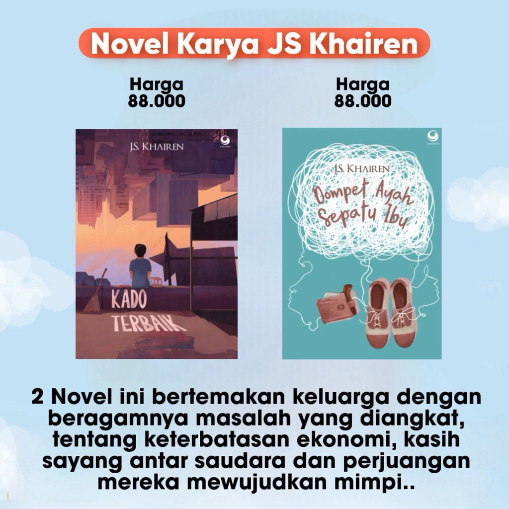 Novel Dompet Ayah Sepatu Ibu Kado Terbaik