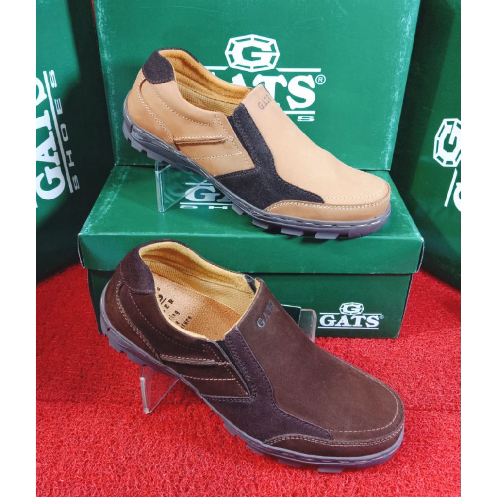 Sepatu casual kulit GATS TO 2206 original