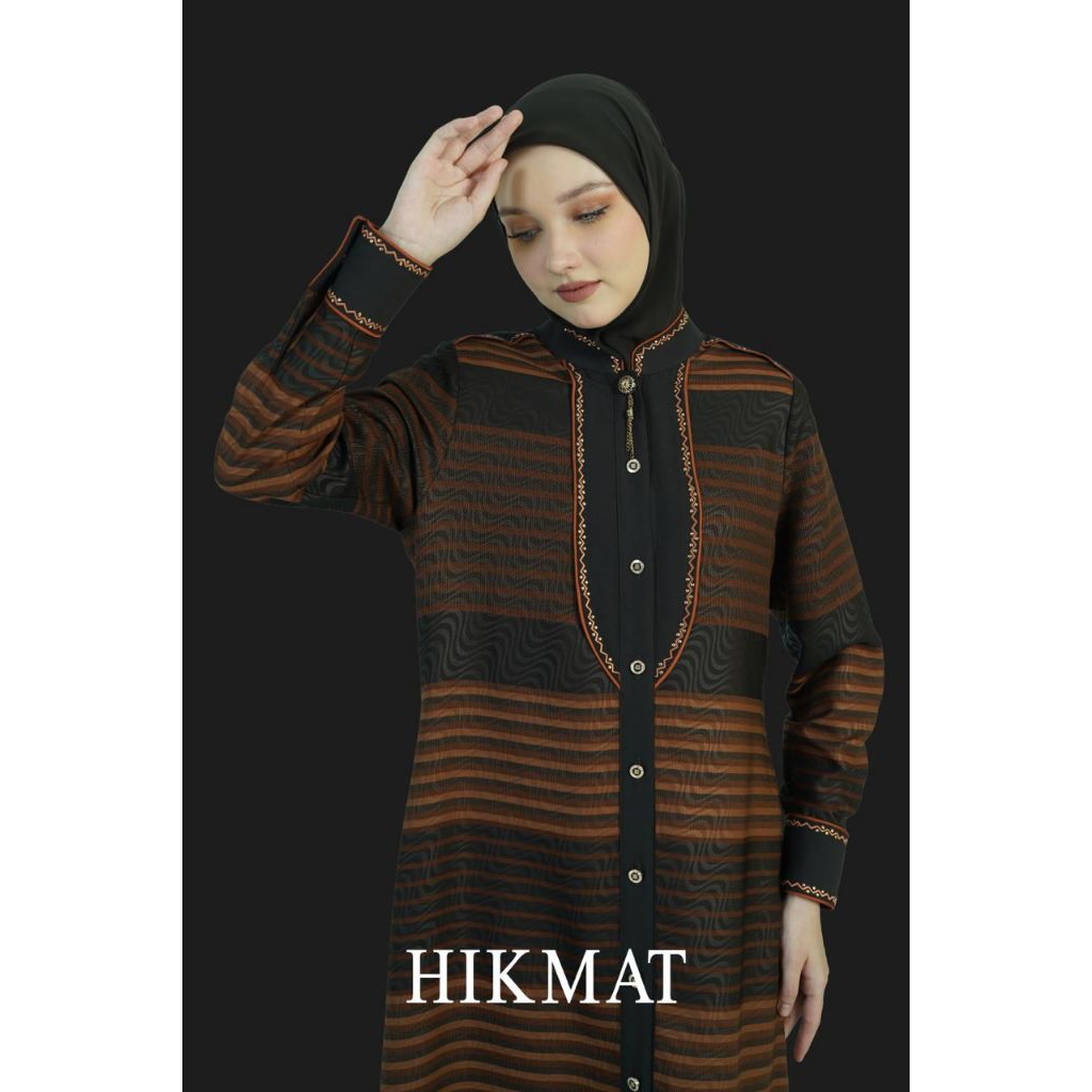 New Arrival Hikmat Fashion C1357 Original gamis muslim dress wanita