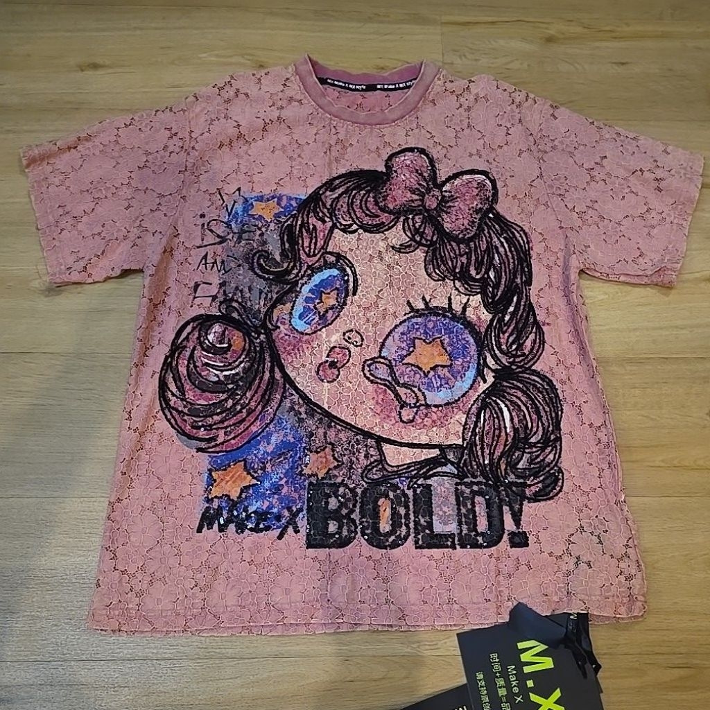 kaos atasan MX premium brokat fashion import