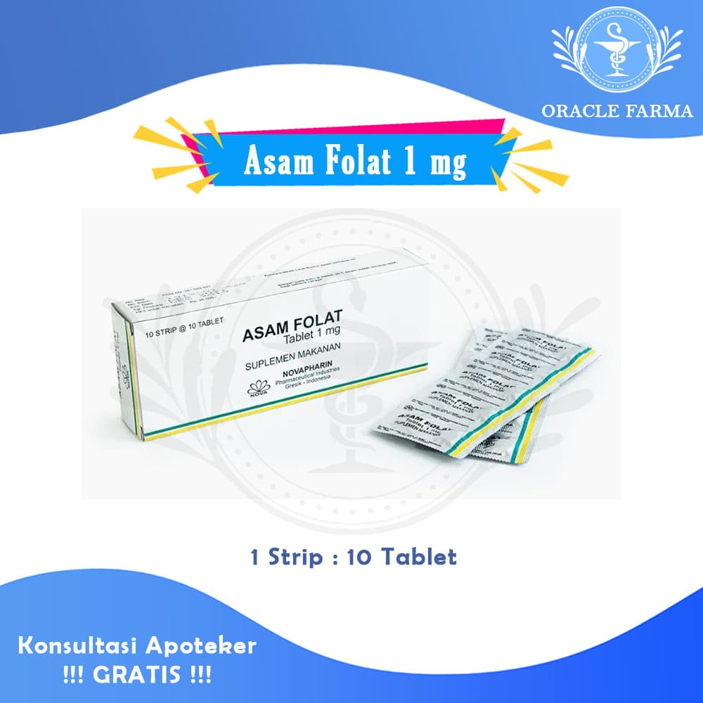 ASAM FOLAT VITAMIN PROMIL & KEHAMILAN 10TABLET