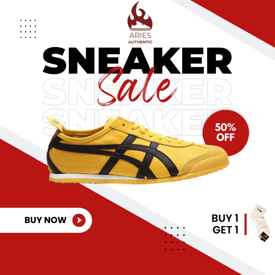 Onitsuka Tiger Mexico 66 Slip-On Low Cut Unisex Original Quality Ukuran 36-45 Bisa COD Murah