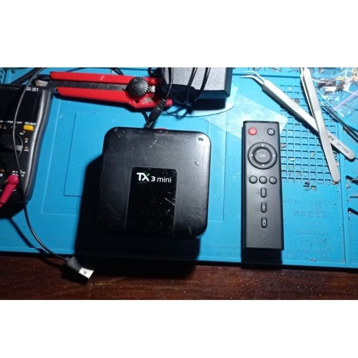 servis stb android tv box tx 3 mini rusak bootlop restart