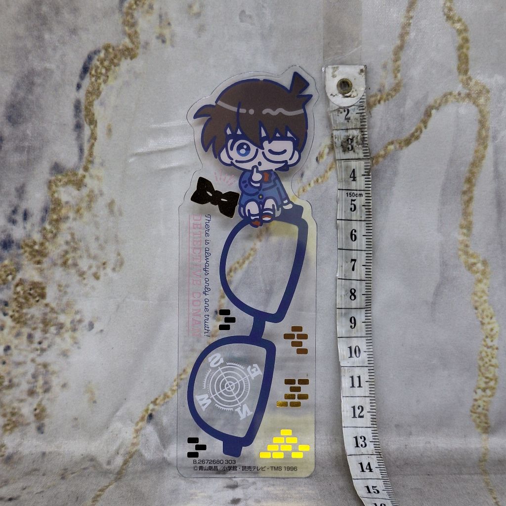 Detective Conan Conan Edogawa Glasses Secret Chibi Clear Bookmark Pembatas Buku Collection Vol 2 Det