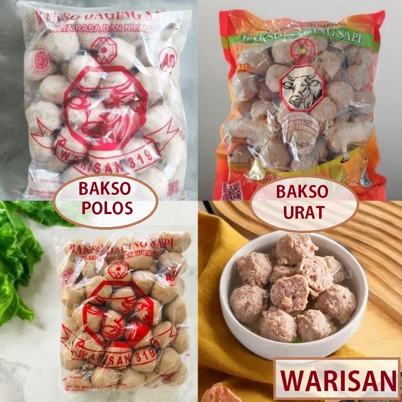 BAKSO WARISAN DAGING SAPI ASLI / BASO PREMIUM ENAK ISI 50 HALAL