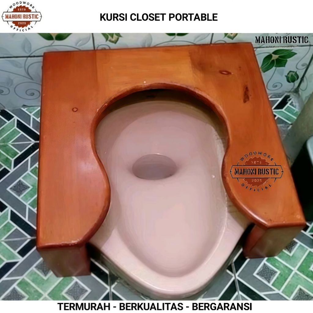 Kursi wc kursi closet kursi wc jongkok portable kayu