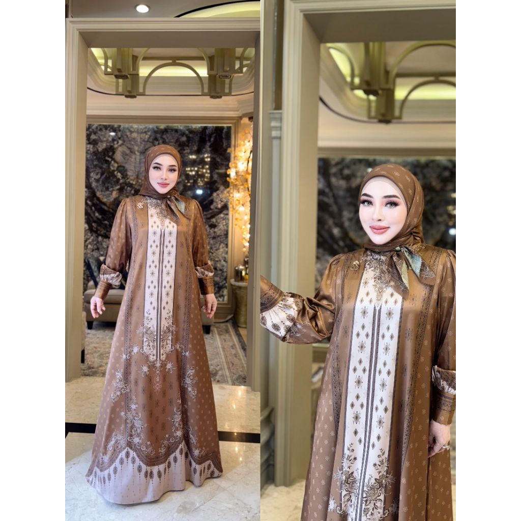 SHELLA SAUKIA ORIGINAL SET HIJAB SHELLASAUKIA TERBARU DIJAMIN ORIGINAL GAMIS SHELLASAUKIA ORIGINAL D
