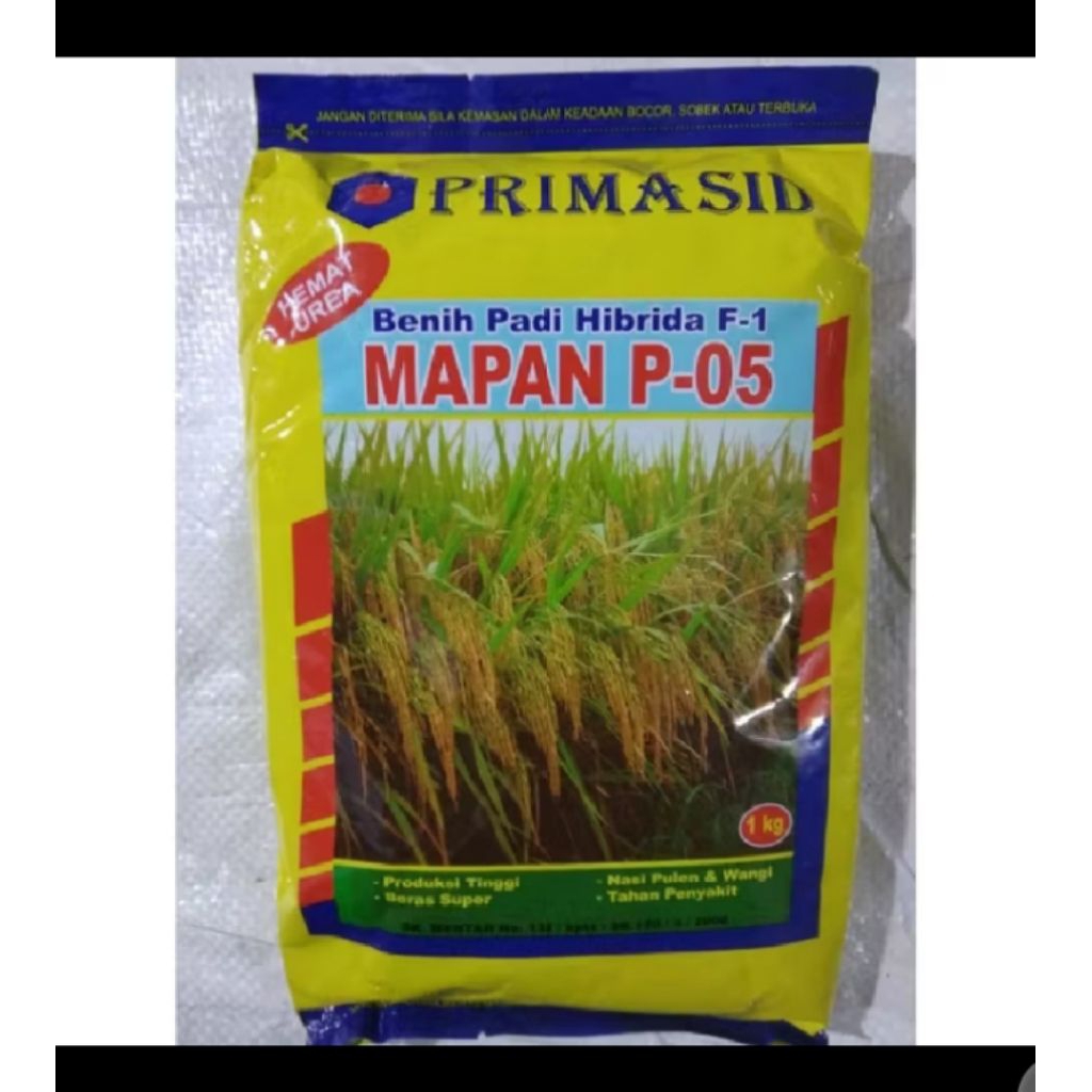 (5kg) benih padi MAPAN P-05 original 100% berkualitas unggul