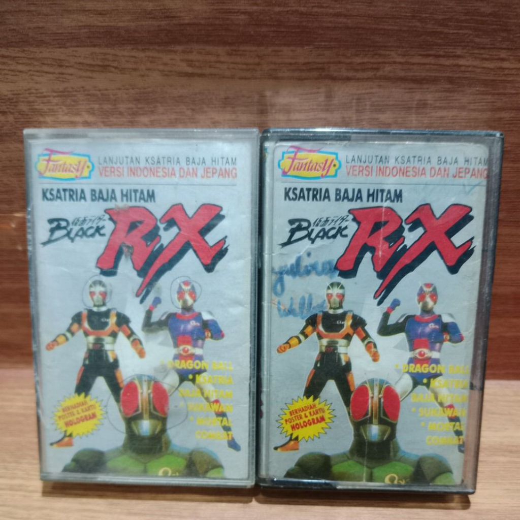 kaset pita Ksatria baja hitam Black RX