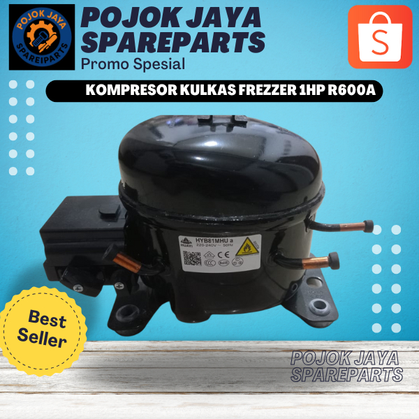KOMPRESOR KULKAS FREZZER R600A 1HP