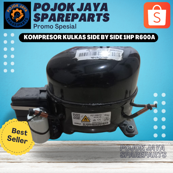 KOMPRESOR KULKAS SIDE BY SIDE 1HP R600A