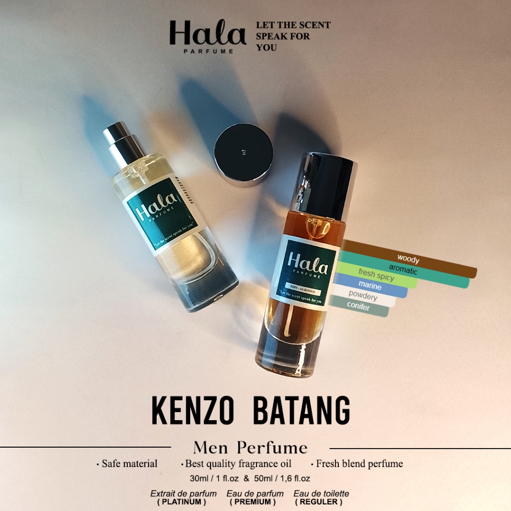 Parfum Pria Tahan Lama Kenzo Batang 30 & 50 ML by Hala Parfum | Parfum Refill