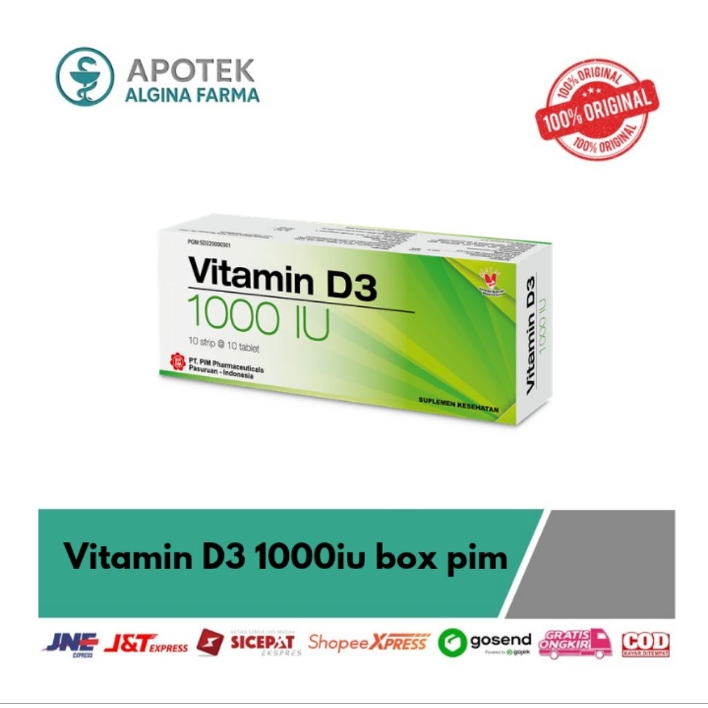 Vitamin D3 1000iu Box pim