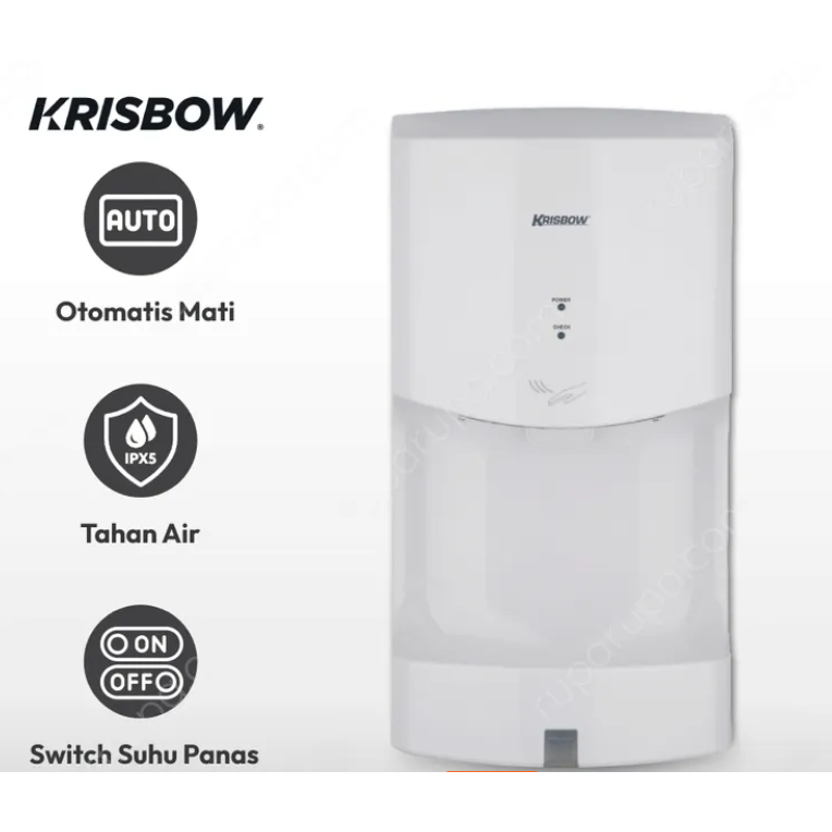 PENGERING TANGAN OTOMATIS / KRISBOW HAND DRYER / HIGH-SPEED HAND DRYER AK2630T-K
