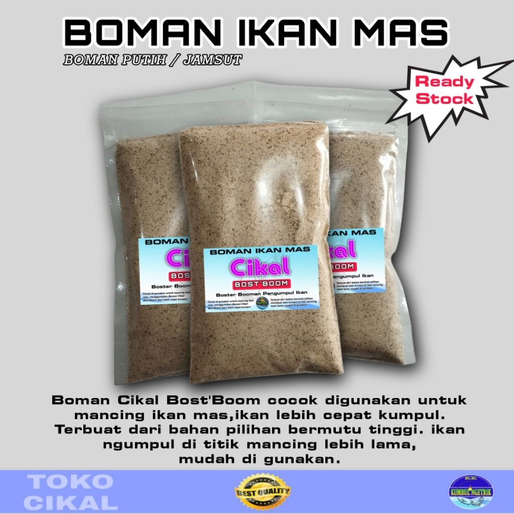 BOMAN PENGUMPUL IKAN, BOS'T BOM, UNTUK IKAN MAS