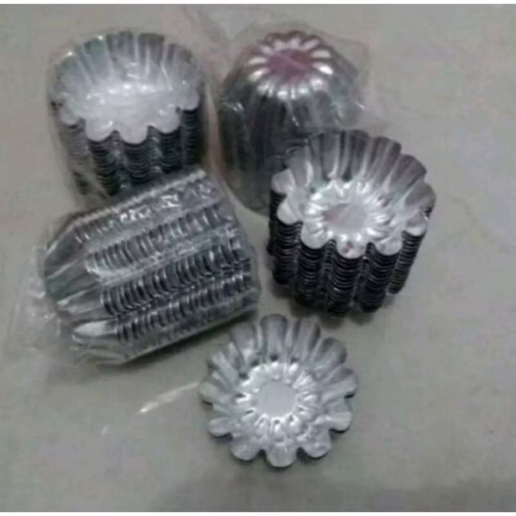 40 Pcs Cetakan Kue Nastar Motif Bunga / Cetakan Kue Kering Nastar Bunga