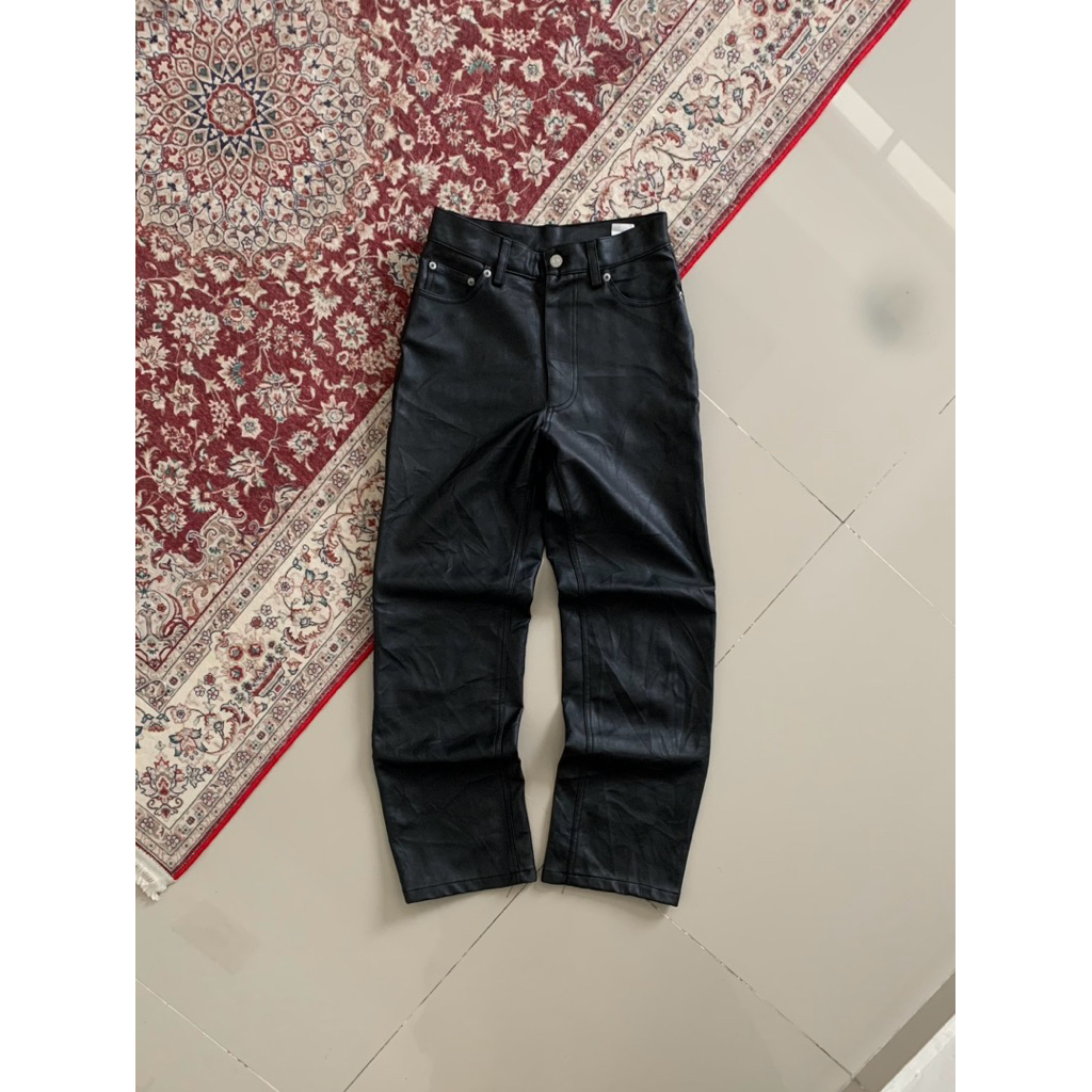 Japanese Brand Leather Baggy Pants