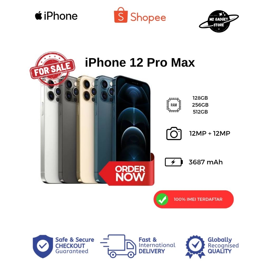 iPhone 12 Pro Max 128GB | 256GB Second iBox