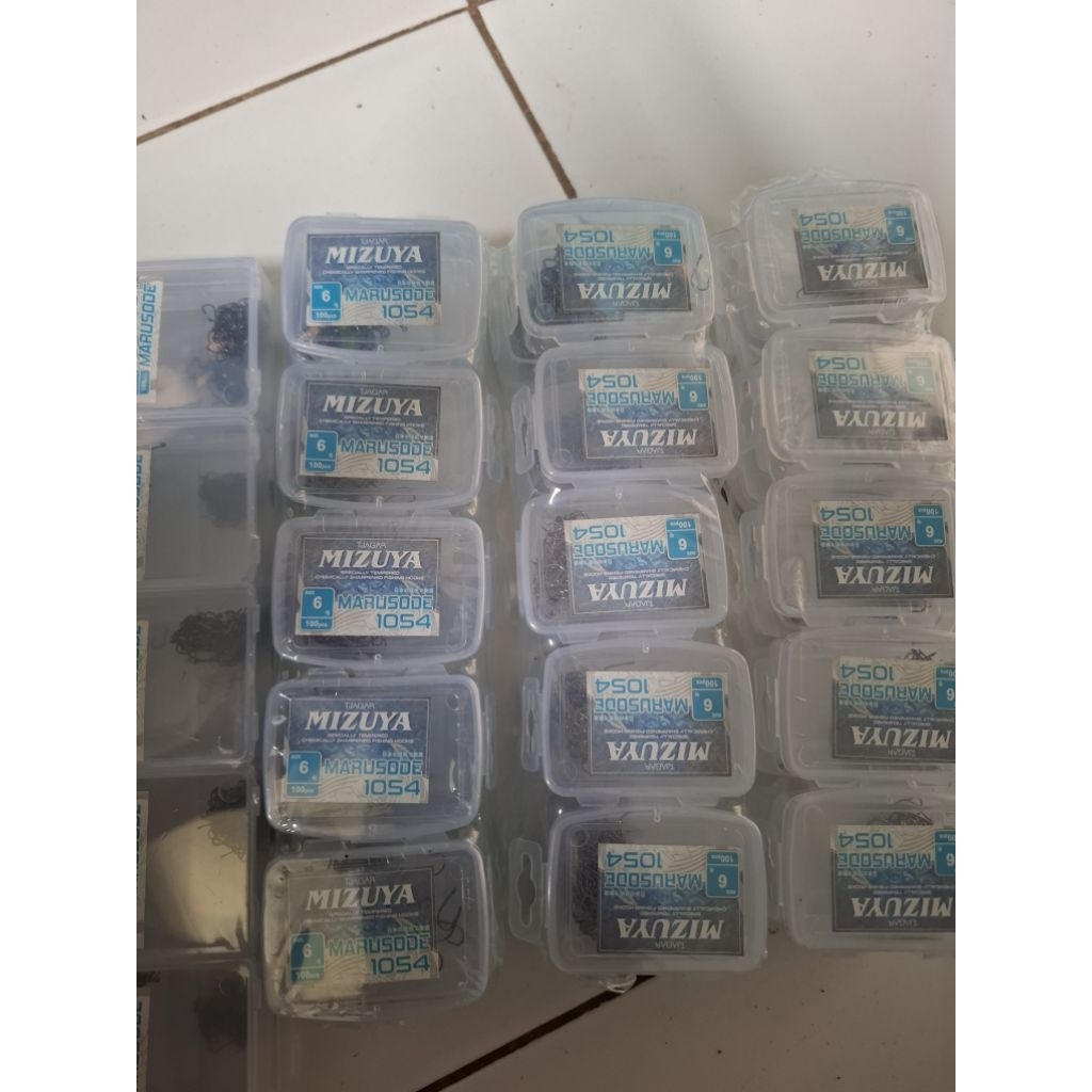 kail pancing 10 box (1000pcs) mizuya marusode 1054 ( kecil )size  0.8 - 8