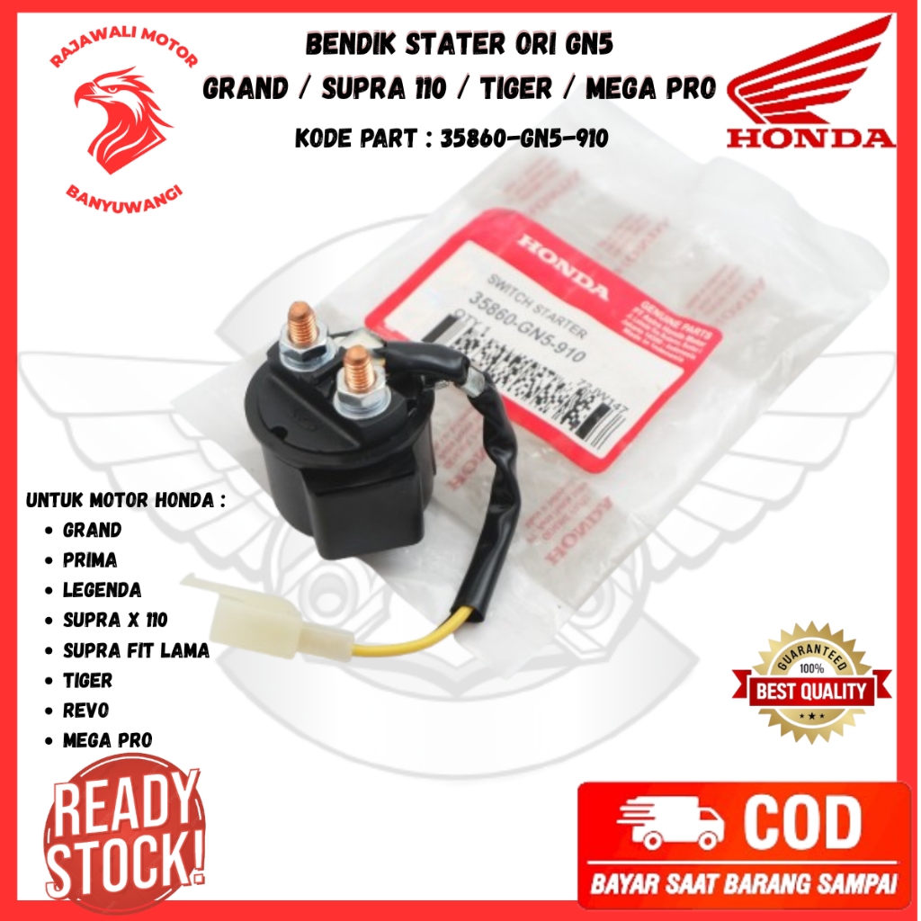 bendik stater supra 110 ori - bendik stater grand - Switch Stater GN5 - Bendik Stater Revo - GN5