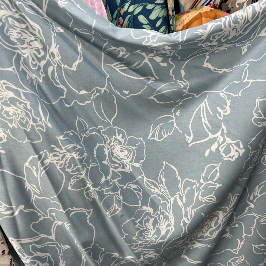 Kain Katun Rayon Viscose Premium | katun rayon | rayon motif | Rayon premium | Daster | Kemeja | Piy