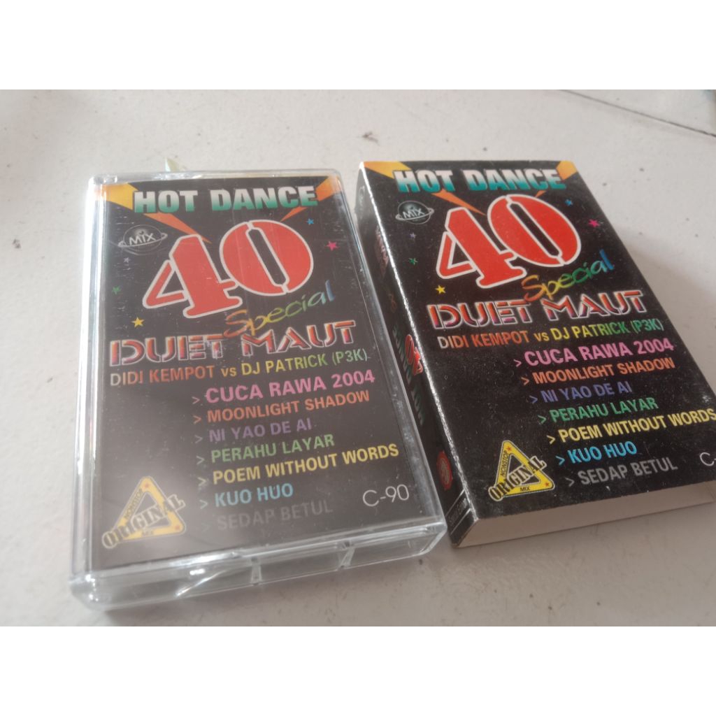 Kaset Pita Hot Dance 40 Special Duet Maut Didi Kempot