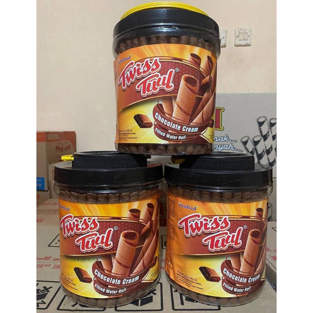 TWISS TUUL COKLAT / PELANGI WAFER ROLL - 475 GR