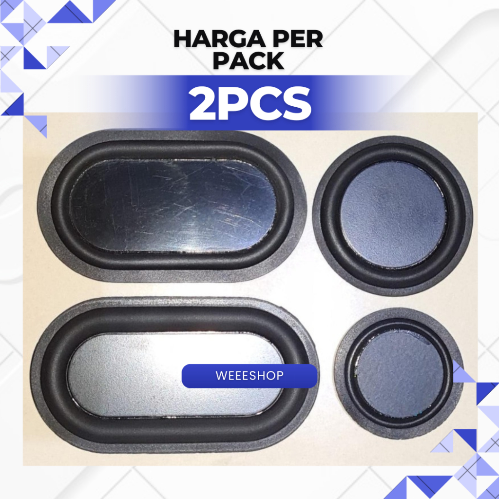 2PCS Passive Radiator Subwoofer 40mm – Bass Enhancer DIY Speaker Mini Low Frequency