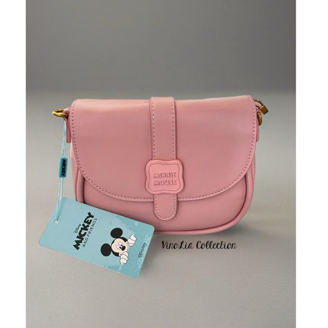 Disney Bag Original - Tas Selempang Wanita - Tas Fashion Wanita - Tas Disney Original Pink