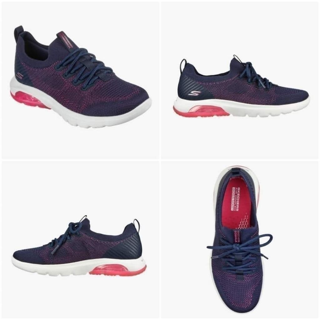 Skechers Gowalk Air Cloudburst Navy/Pink Women's Walking Shoes