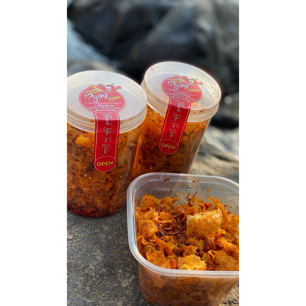 KERIPIK PEDAS KENTANG
