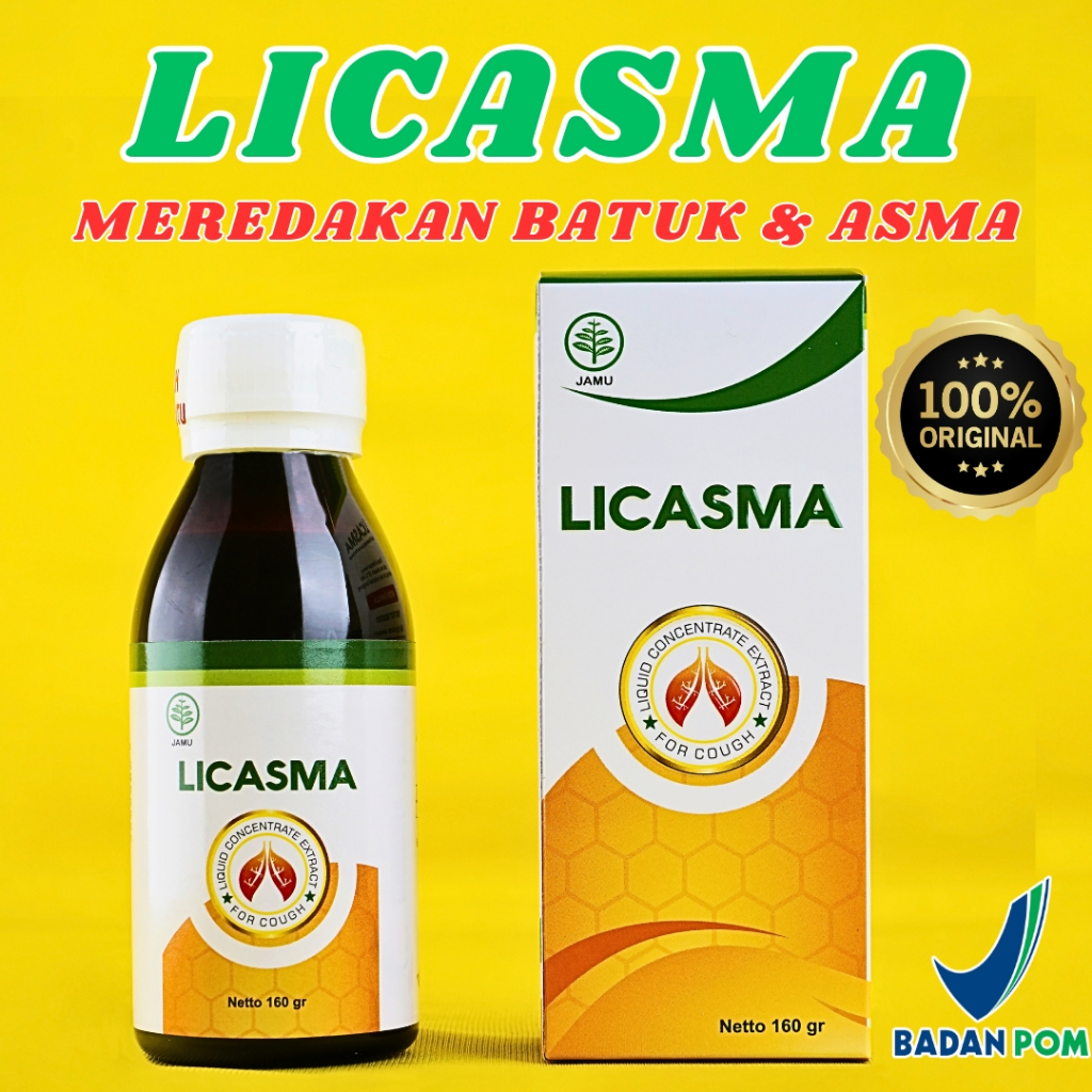 [ORI] LICASMA - Obat Asma Herbal Original
